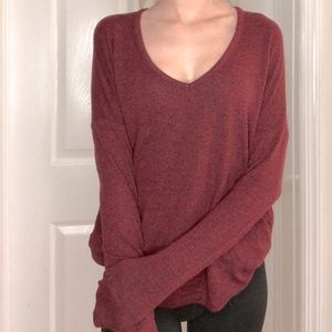 Nordstrom Soft Long Sleeve V Neck